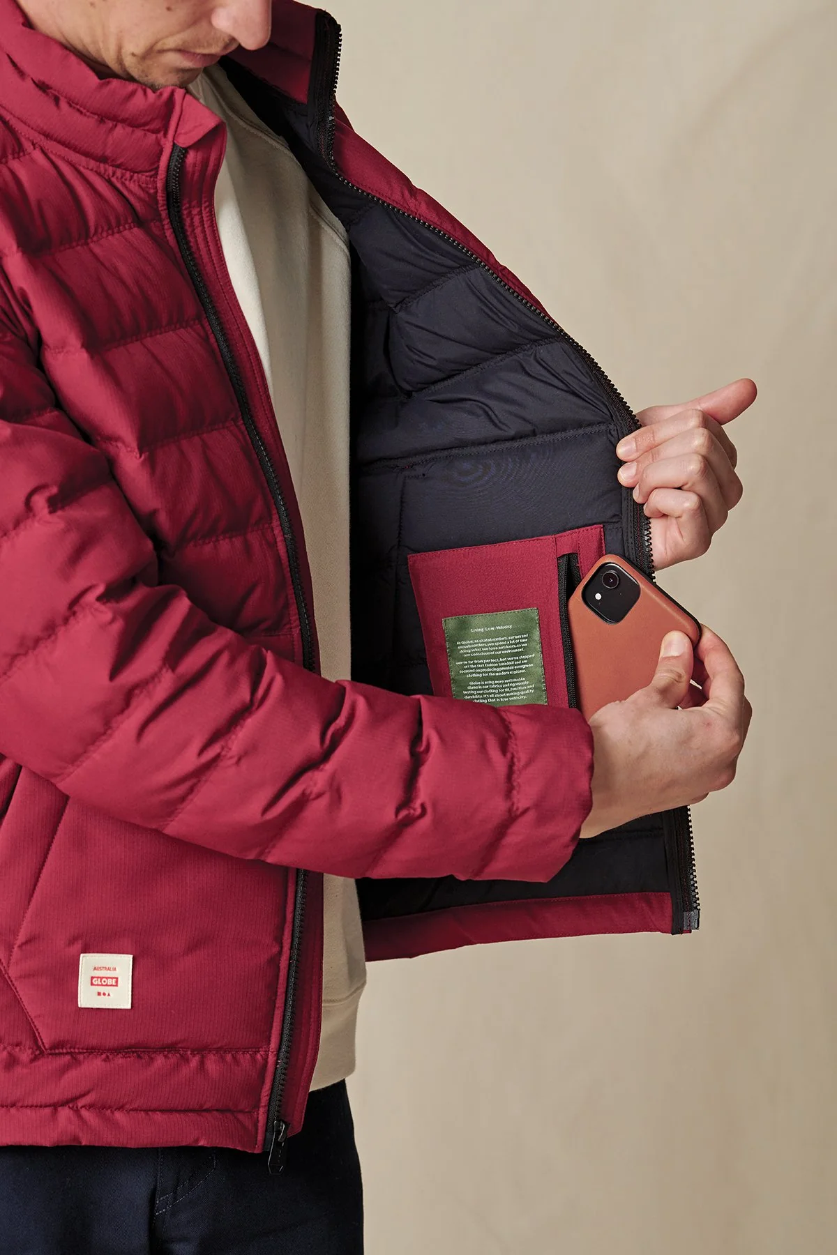 Prime Down Jacket - Rhubarb - Image 5